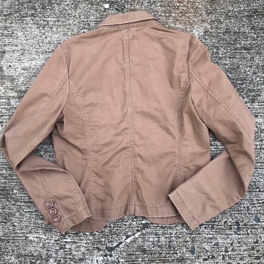 Aeropostale cotton brown blazer medium - Picture 11 of 16
